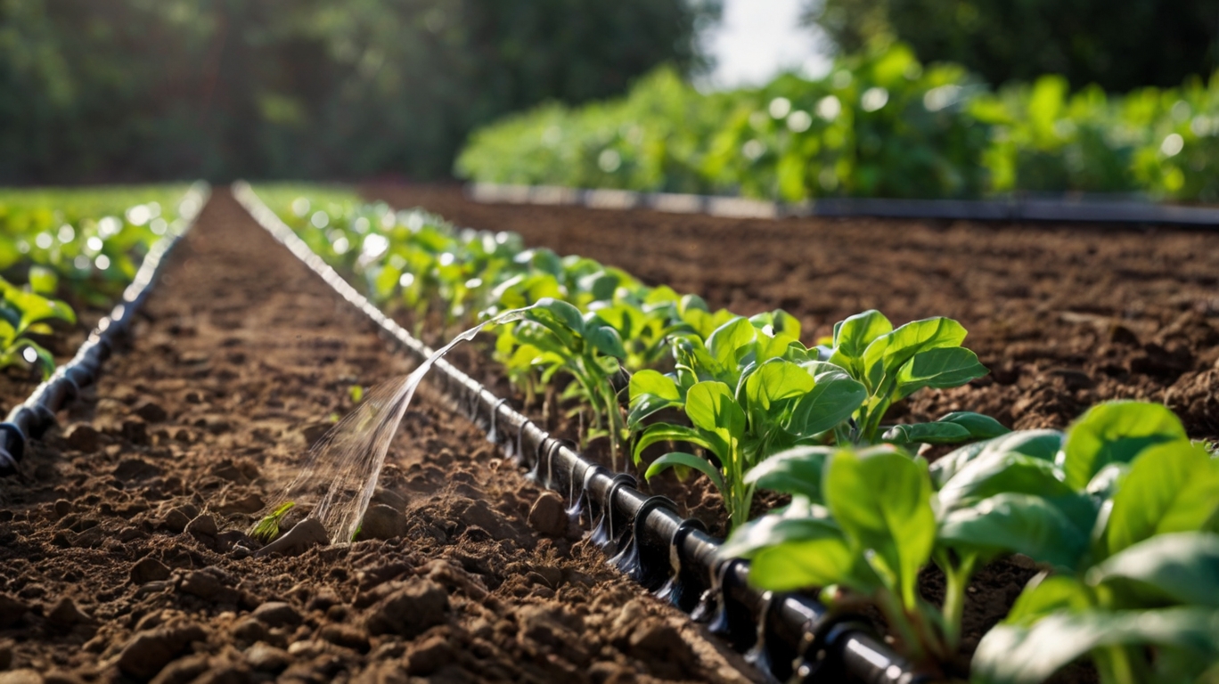 Tuyau irrigation goutte à goutte